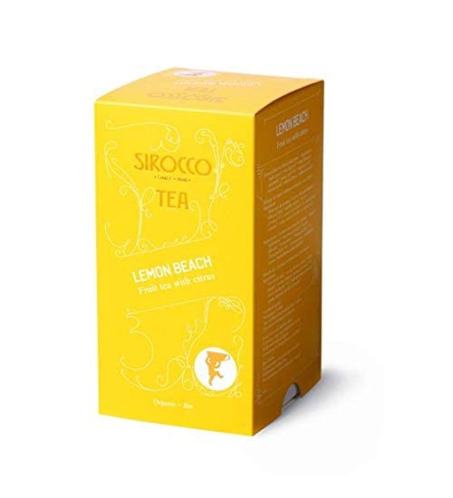 Sirocco SIROCCO TEE - Lemon Beach - Organic Tea - 3 x 20 Tea Bags (60 Tea Bags)