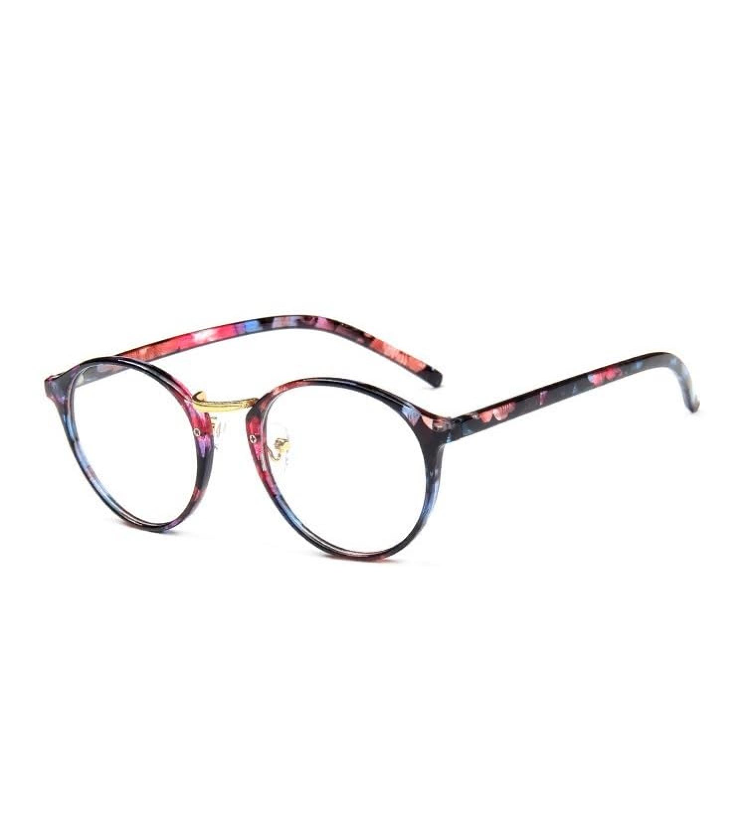 Buy Retro Comfort Computer Readers - Anti Blue Light Round Eyeglasses for Men & Women +100 C3 - Buy Online on GoSupps.com