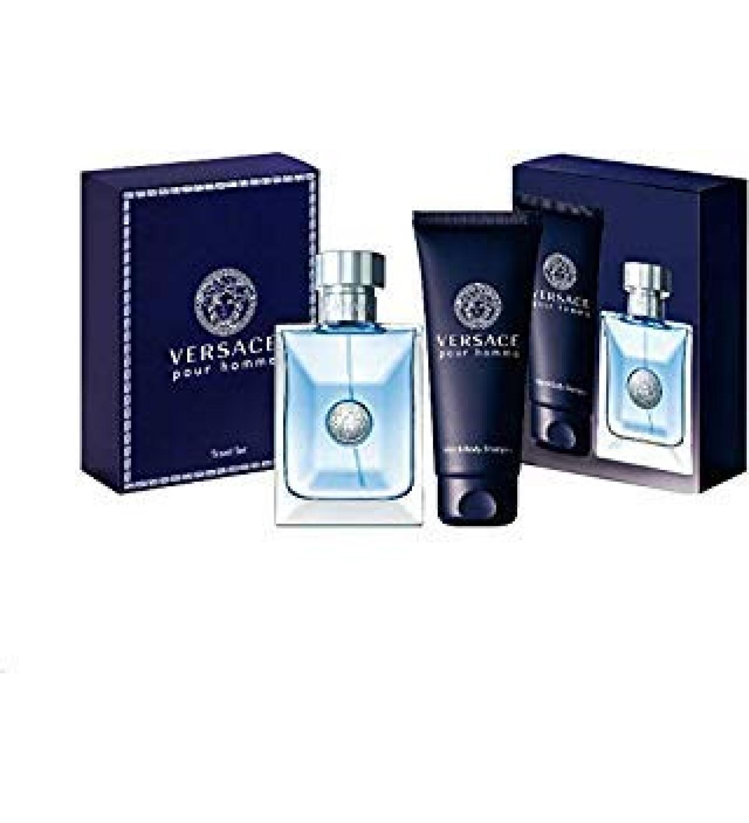 Versace Signature Gift Set Edt Spray 3.4 Oz & Hair And Body Shampoo