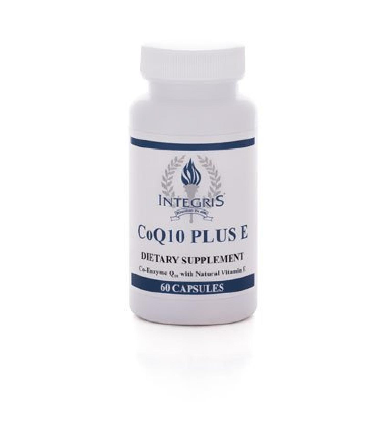 CoQ10 100mg Plus Vitamin E 100iu 5mg Bioperine Integris - 60 caps