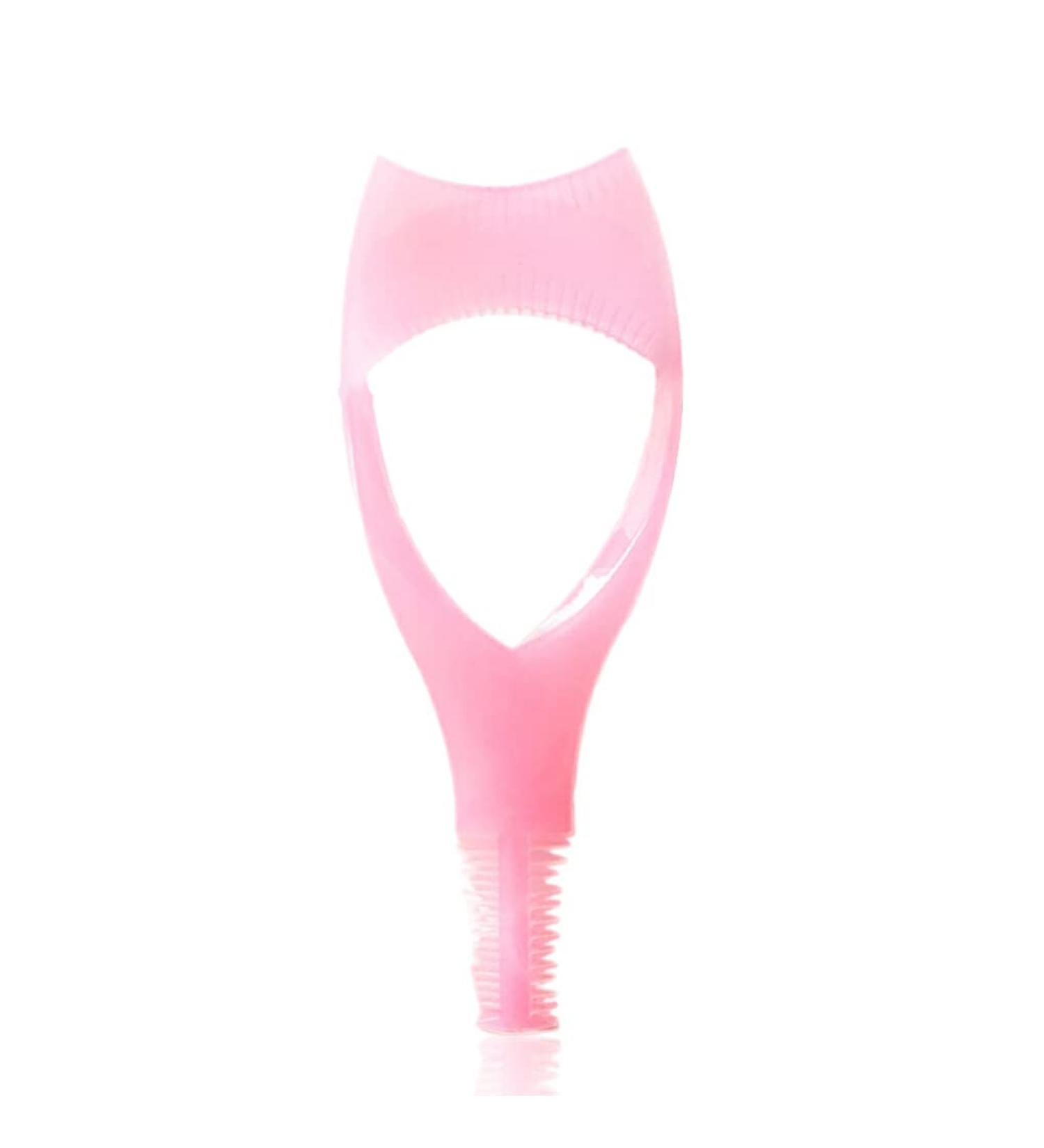 dijiusidy Women 3 in 1 Mascara Shield Portable Natural Eyelashes Curler Applicator Guide Guard Eye Lash Makeup Accessory Beauty Supplies - Buy Online on GoSupps.com