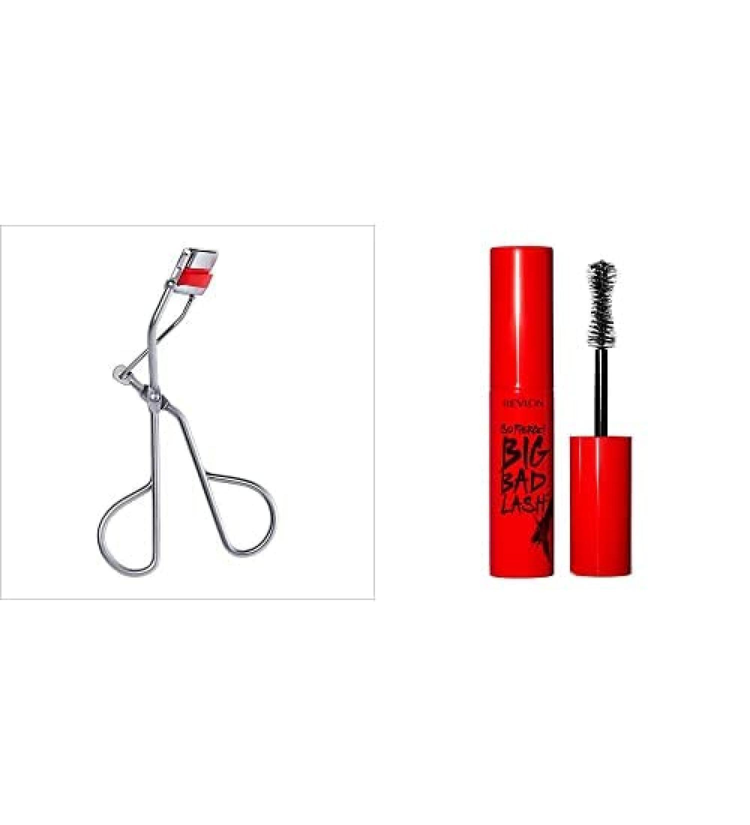 Revlon Triple Stepped Lash Curler with So Fierce Big Bad Lash Mascara - 0.34 Fl Oz (760 Blackest Black) - Buy Online on GoSupps.com