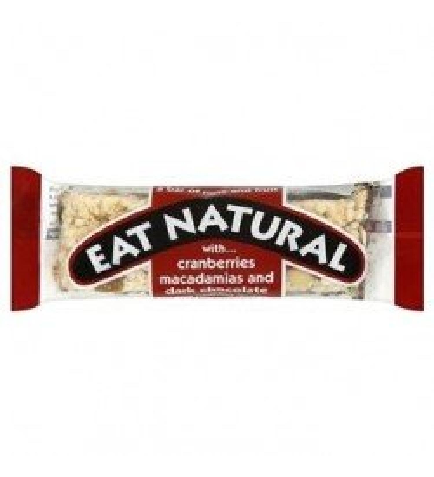 Eat Natural | Cranberry & Macadamia Bar | 12 x 45g