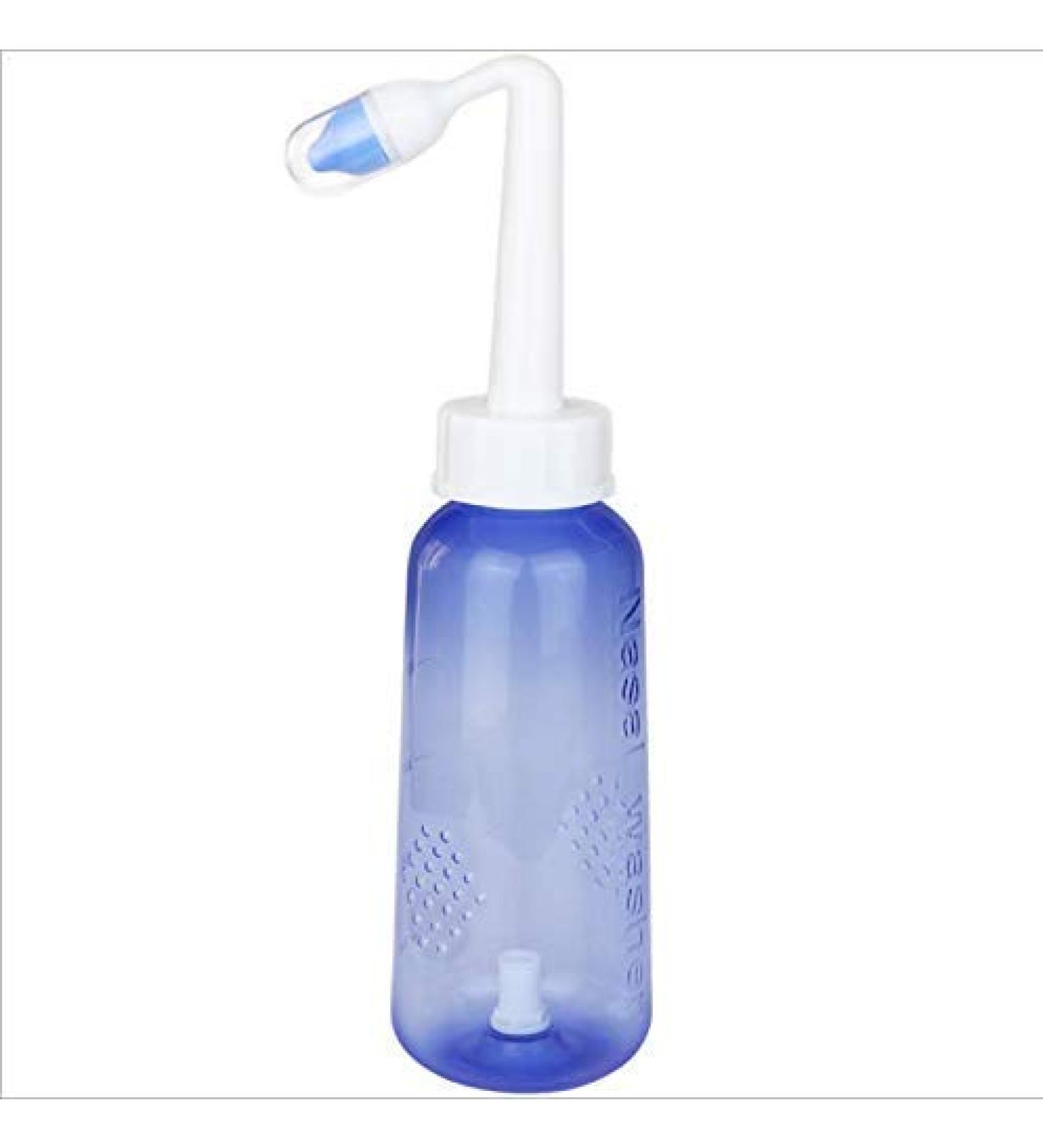 Nose Nasal Wash Pot Cleaner for Adults & Kids | BPA Free 300 ML - Pressure Rinse Irrigation - Buy Online on GoSupps.com