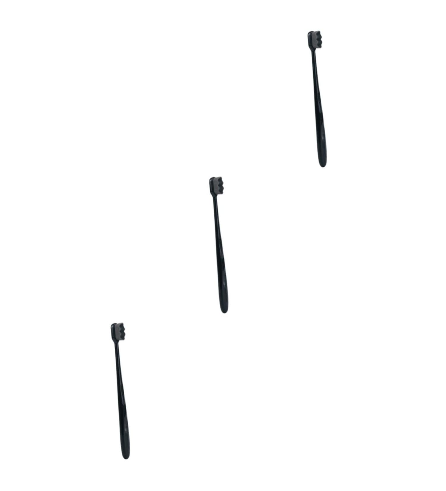 Minkissy Children's Toothbrushes - Soft Bristles for Sensitive Gums | Travel-Friendly Dental Cleaning Tool - Pack of 3 - Buy Online on GoSupps.com