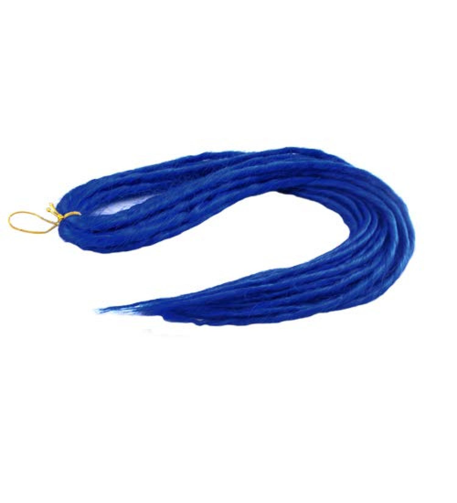 Elysee Star Dreads Blue Dreadlocks Double Ended Synthetic Dread