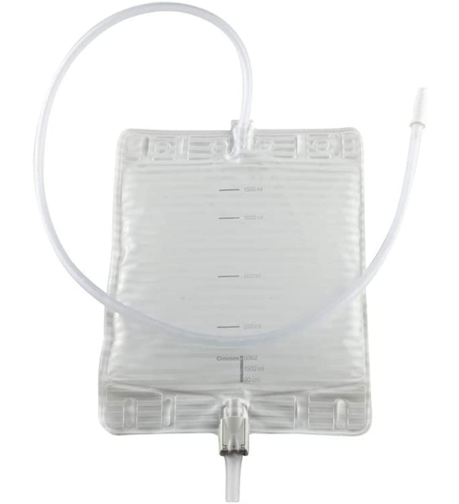 Conveen Security+ Extra Large Leg Bag/Bedside Drainage Bag-Capacity: 51 fl oz (1500 ml) - UOM Box of 10
