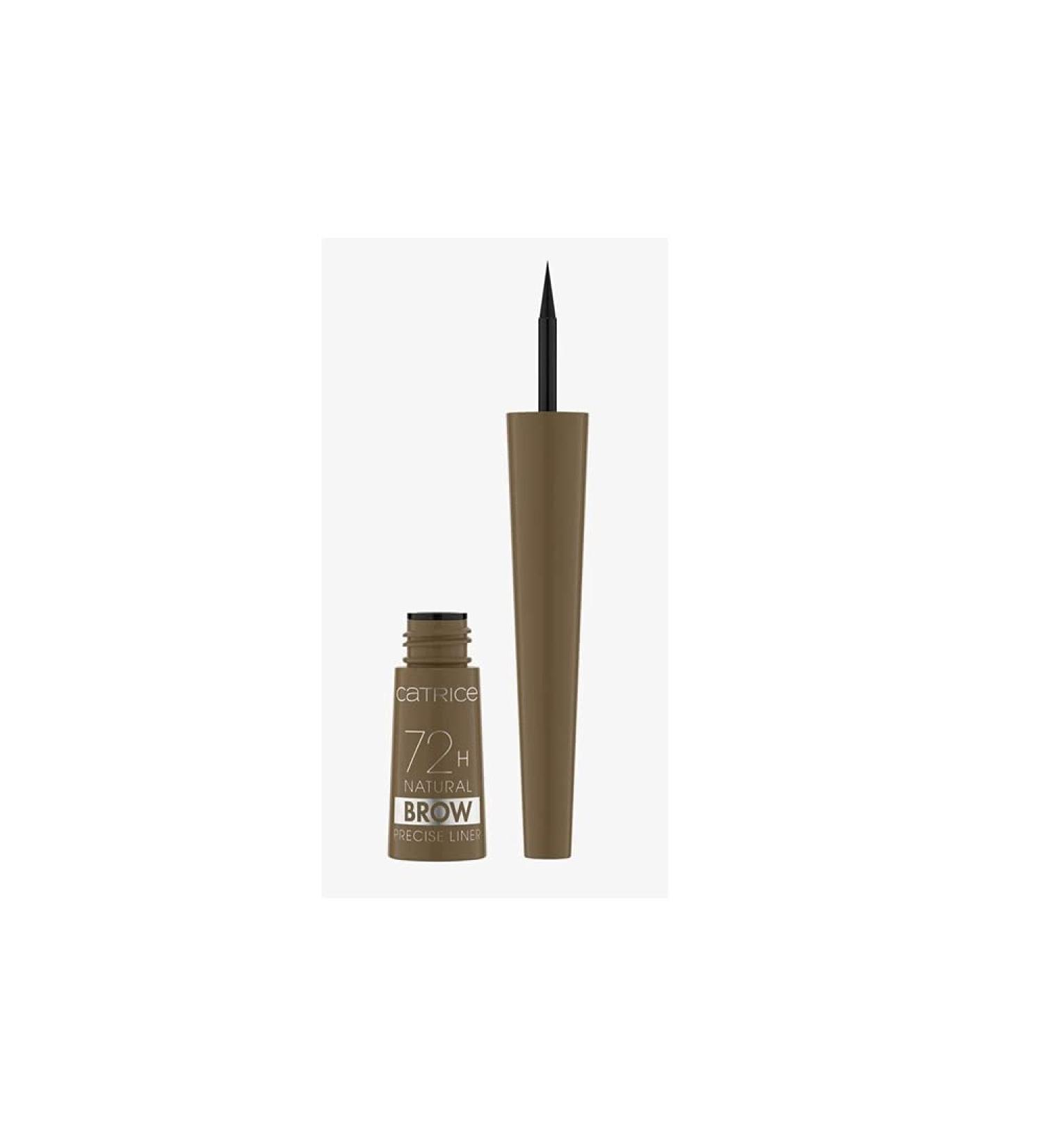 Catrice 72H Natural Brow Precise Liner eyebrows No. 020 medium brown brown vegan waterproof microplastics particles free (2.5 ml)