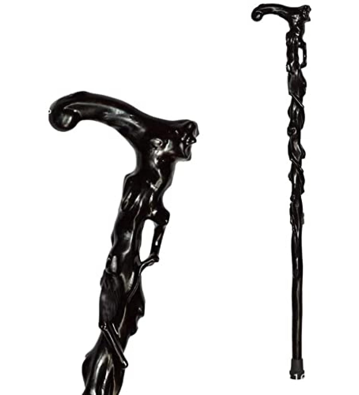 Wooden Walking Sticks Crutches Crutch for Adults Natural Wood Walking Stick for Men and Women Solid Wood Traditional Wooden Lightweight and Strong Size 95 * 15cm Mobility Aid for Eld Selfless