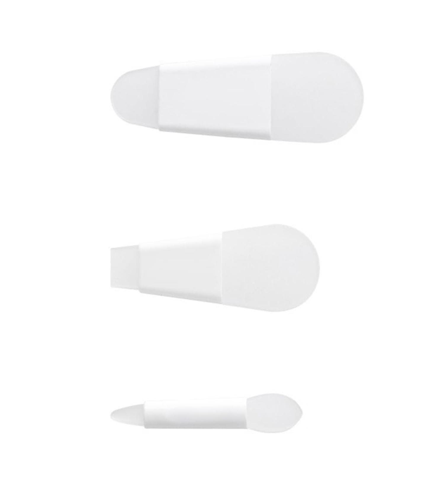 3 Pieces/Set Face Brush Flexible Silicone Facial Lip Applicator Brushes Portable Make Up Skin Care Beauty Accessories Girls Clear - Buy Online on GoSupps.com