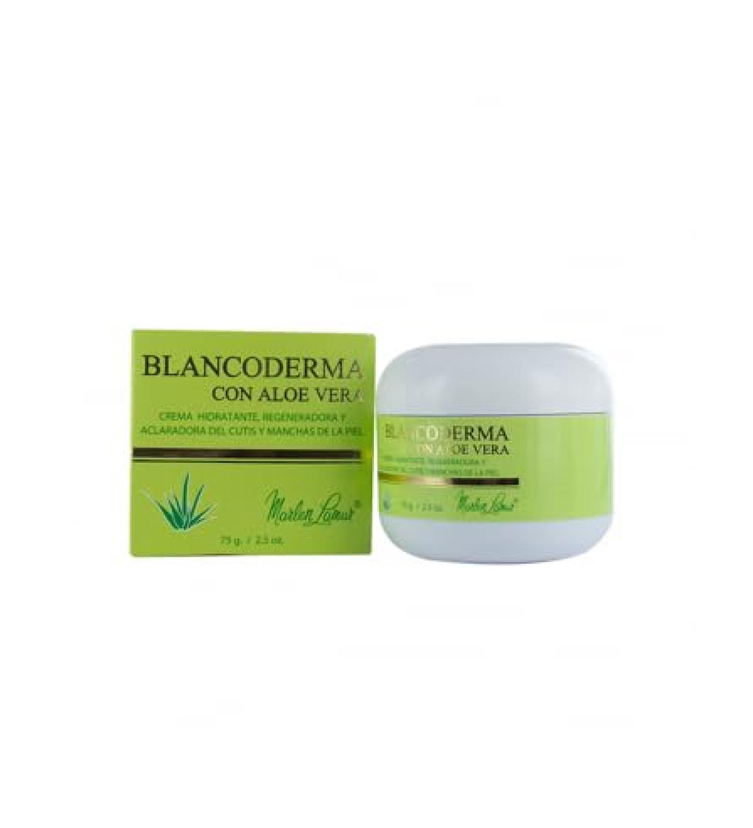 MARLEN LAMUR Blancoderma Brightening Face Cream with Organic Aloe Vera Lightweight Daily Moisturizer for Uneven Skin Tone Dullness & Dark Spots Non-Comedogenic For Women & Men 75g