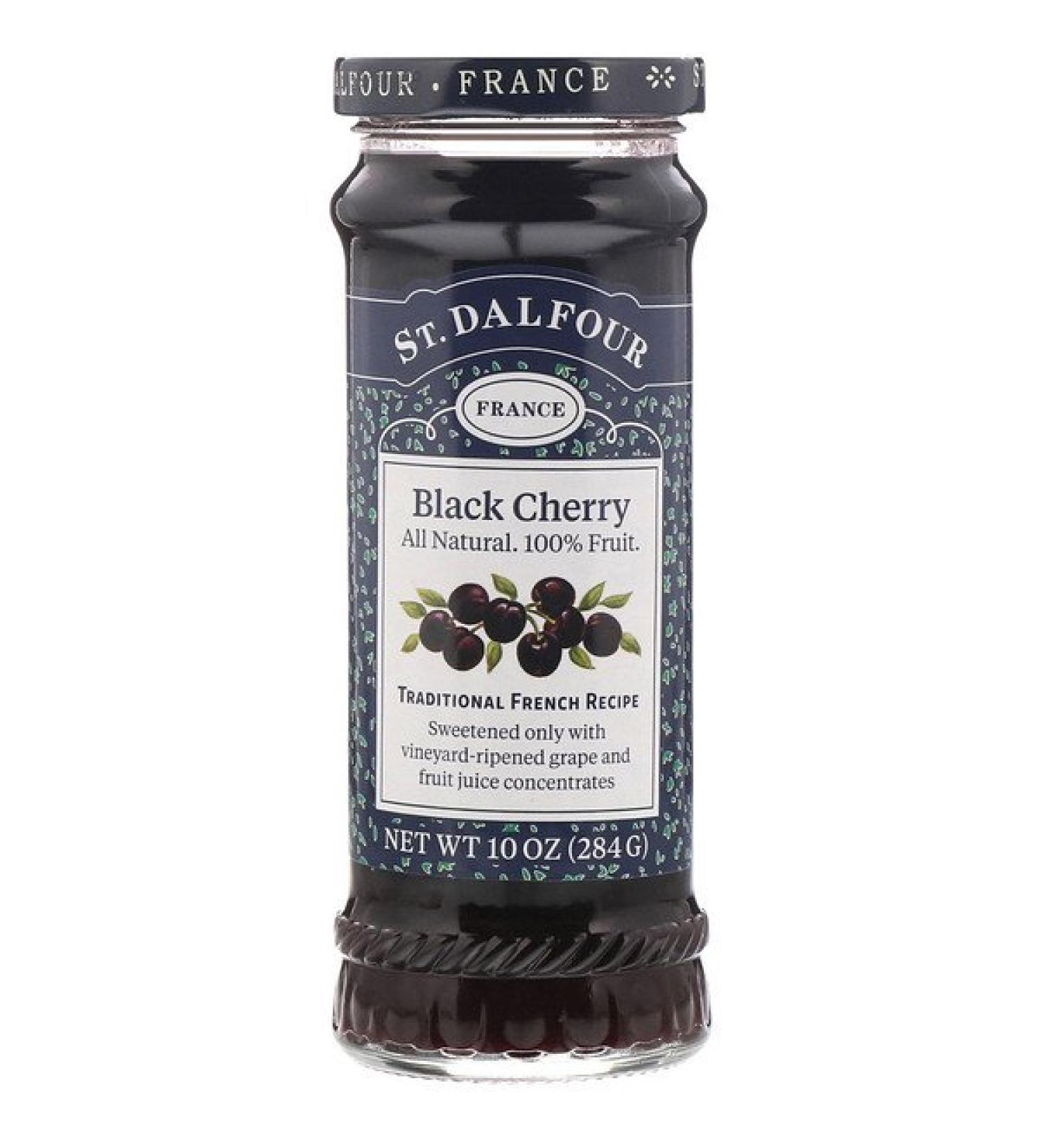 St. Dalfour Black Cherry Deluxe Black Cherry Spread 10 oz (284 g)