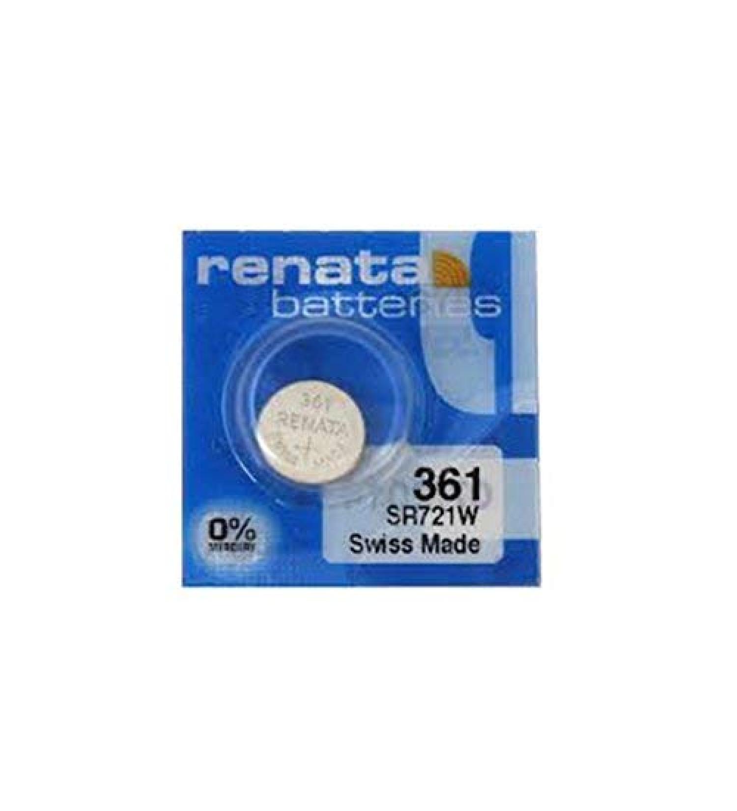 Renata Batteries 361 Watch Battery (5 Pack)