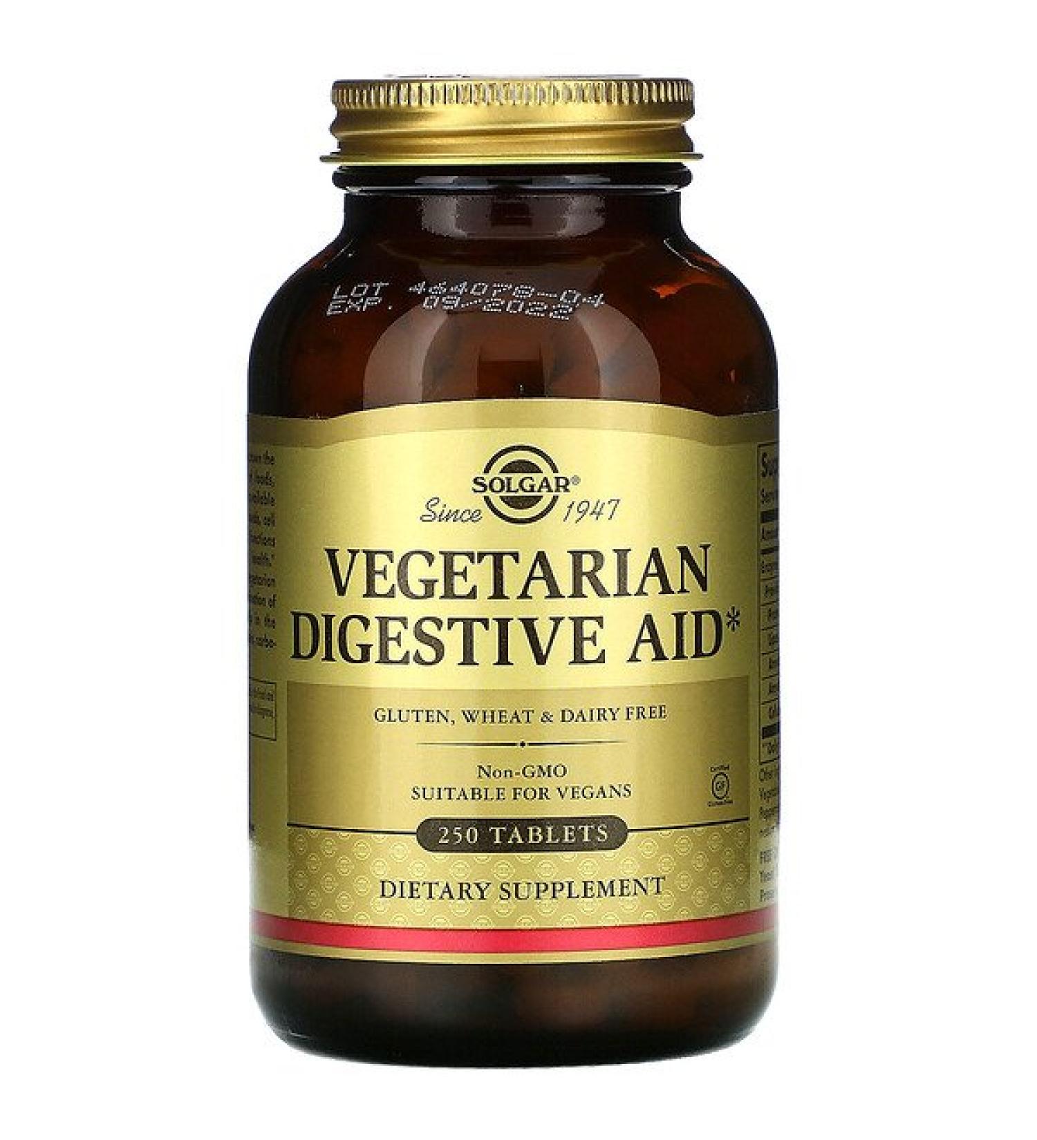 Solgar Vegetarian Digestive Aid 250 Tablets