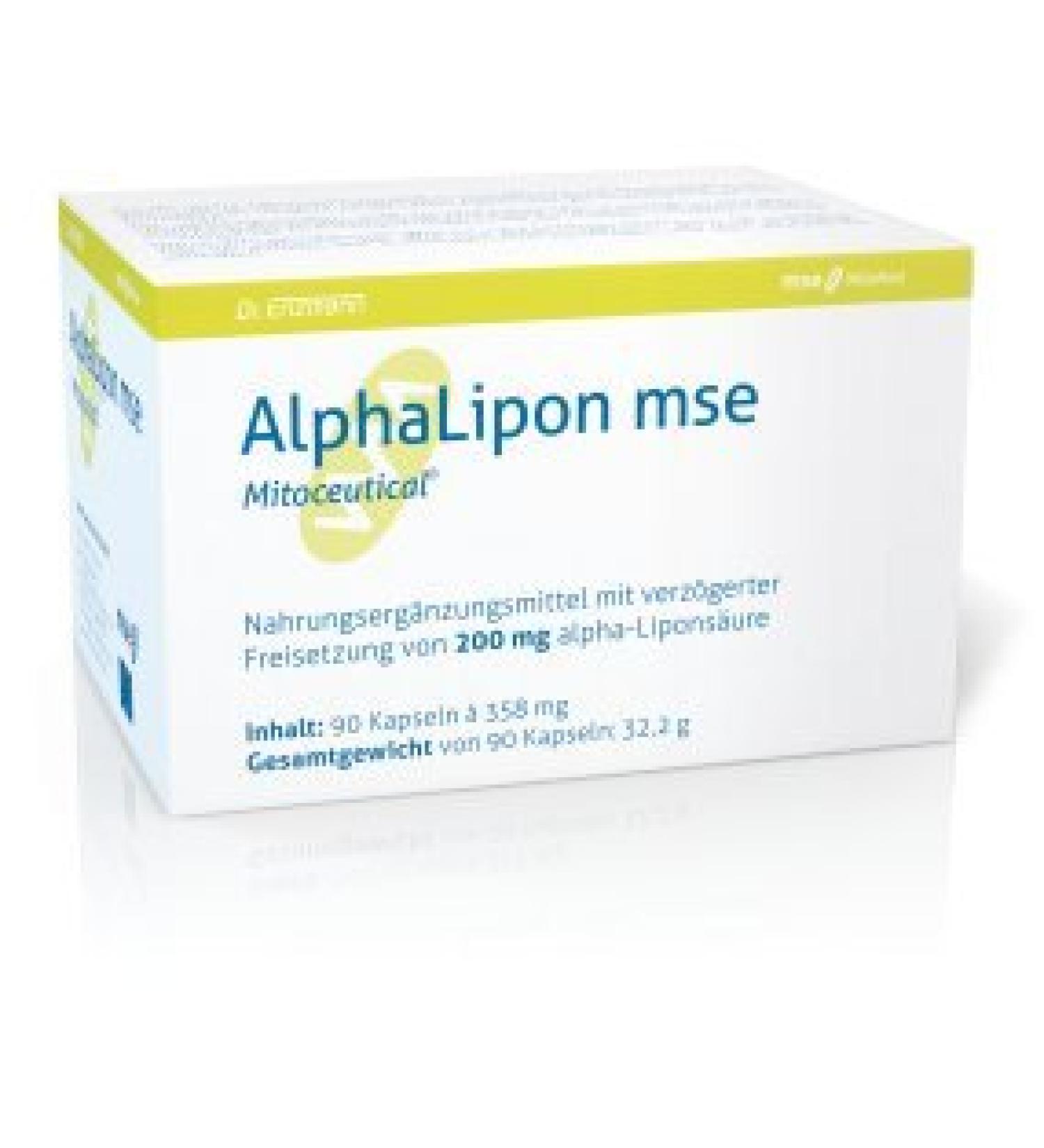 Alphalipoic Acid MSE - 90 Capsules | Premium Antioxidant Support | International Shipping - Buy Online on GoSupps.com