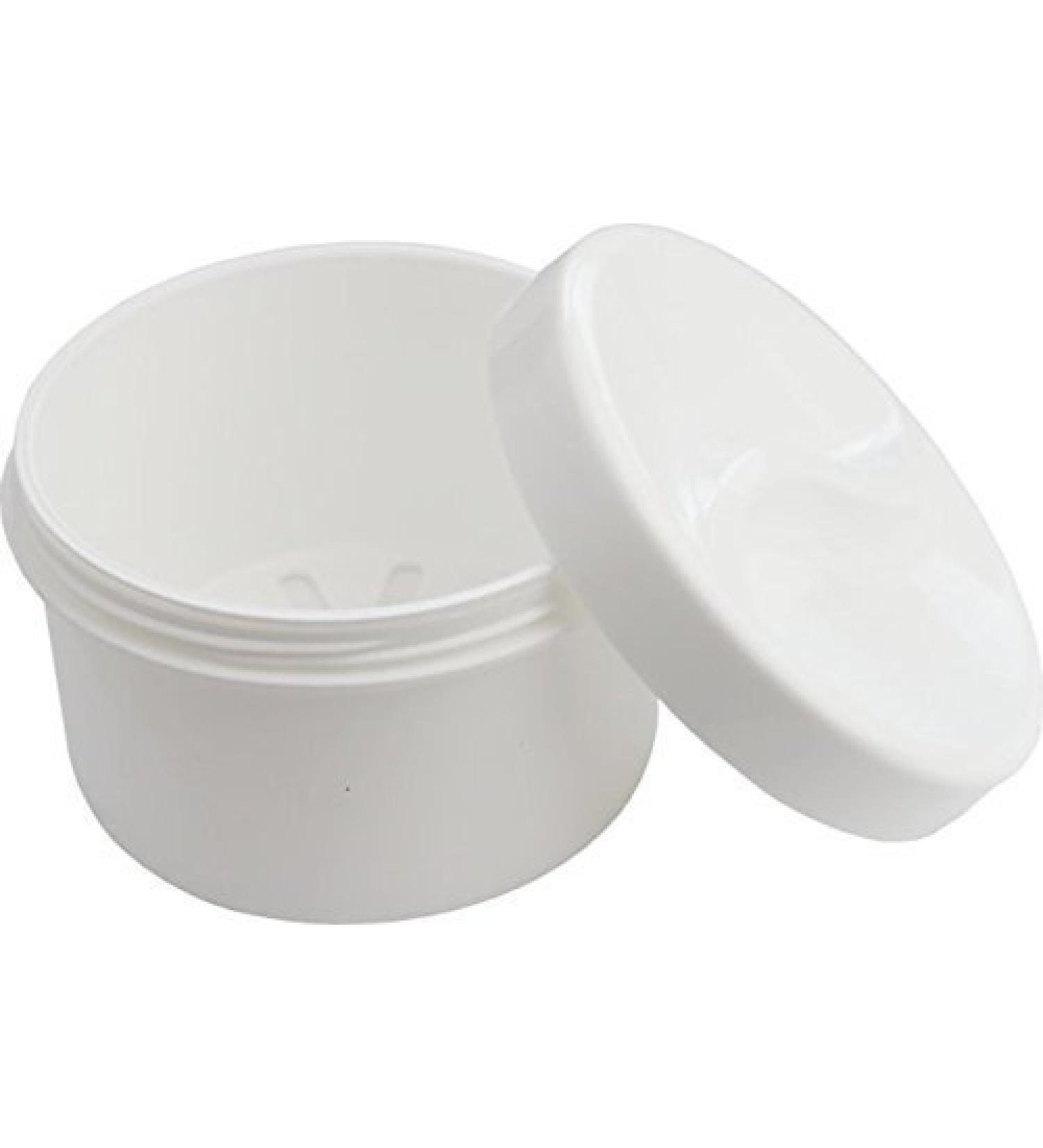Medi-Inn Denture Cup - Tooth Container & Braces Box with Sieve & Screw Lid | White (1 Piece) - International Shipping Available - Buy Online on GoSupps.com