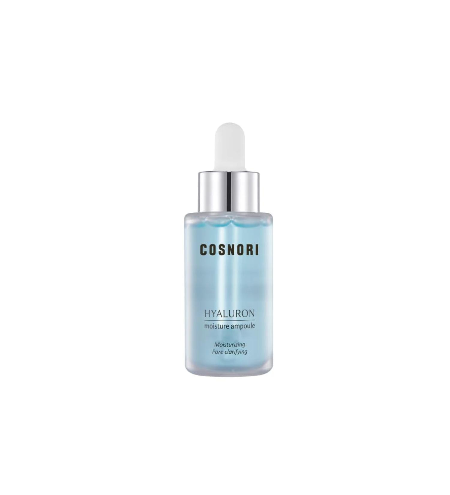 COSNORI Hyaluron Moisture Ampoule | Hyaluronic Acid Serum for Pore Refining & Calming | Hydrating Face Serum for Rough Skin - 1.01 fl.oz - Buy Online on GoSupps.com