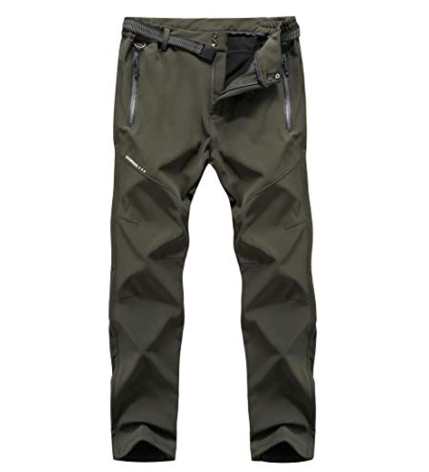 MOERDENG Men's Waterproof Soft Shell Snow Ski Pants - Small, Army Green - Buy Online on GoSupps.com