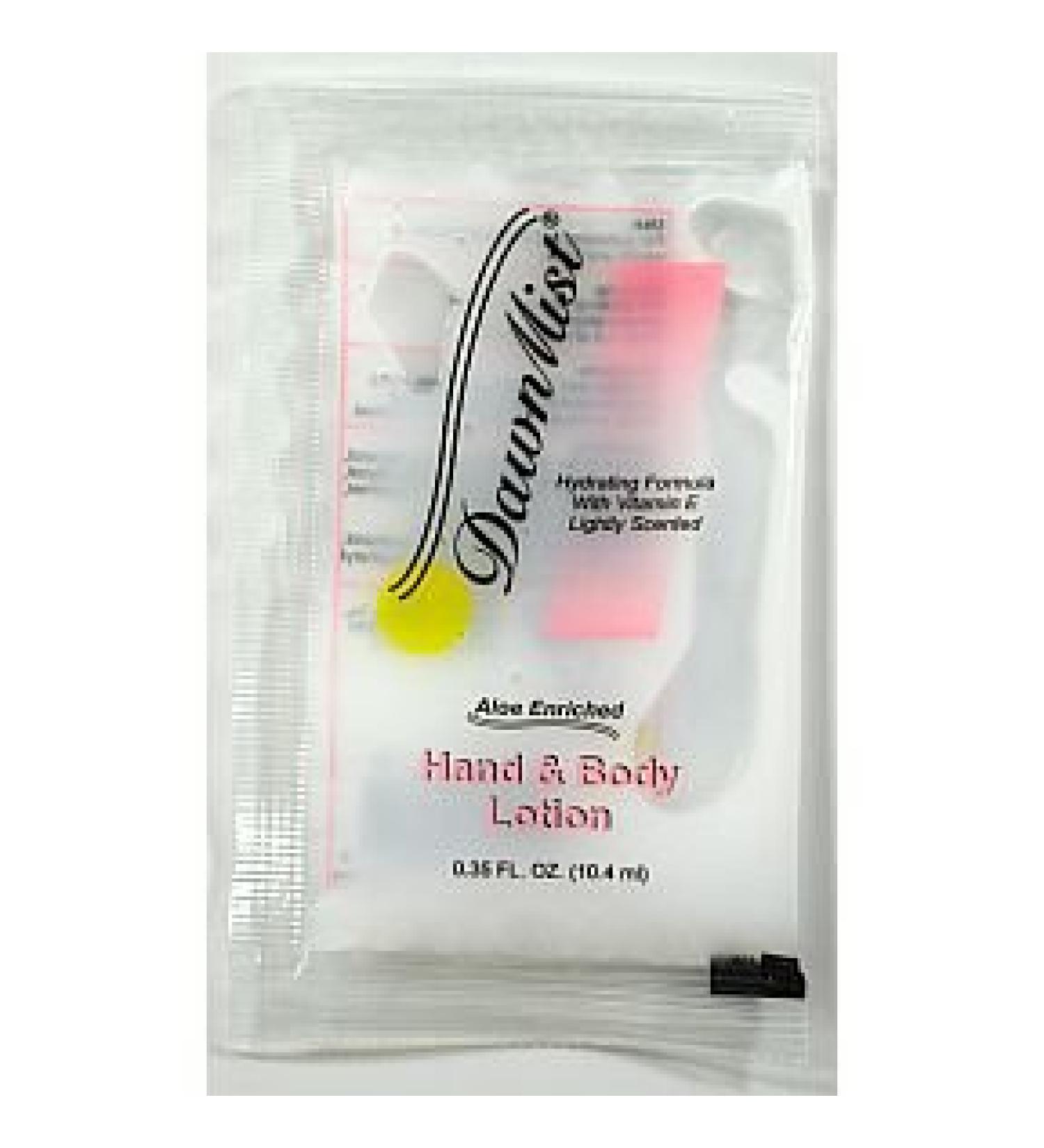 Dawnmist Hand and Body Lotion Packet (Case of 100)
