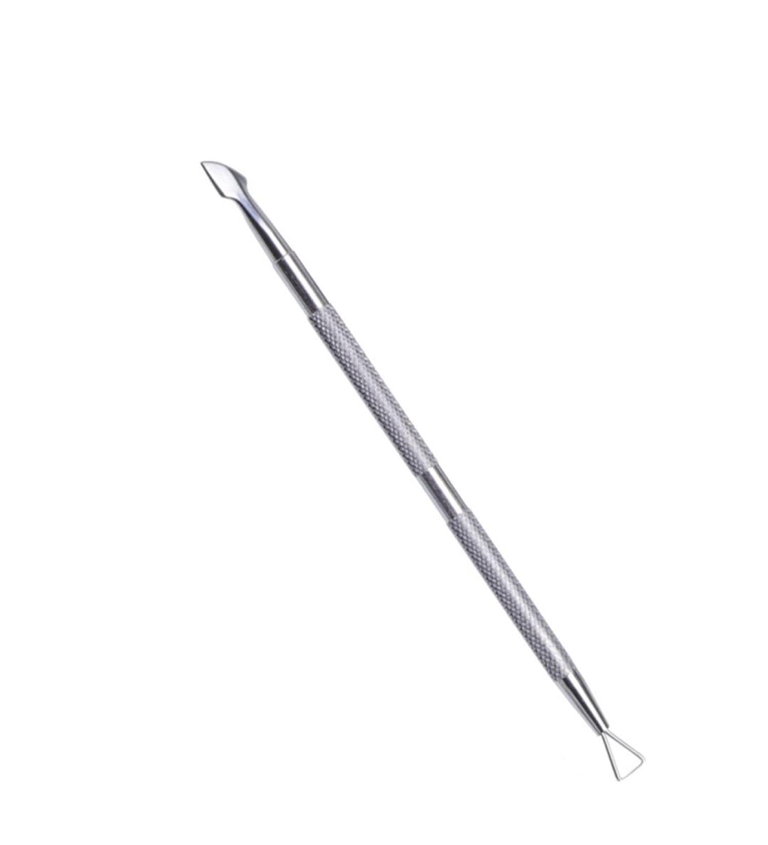 1Pcs Double-Ended Stainless Steel Cuticle Pusher Dead Skin Push Remover For Pedicure Manicure Nail Art Cleaner Care Tool 29