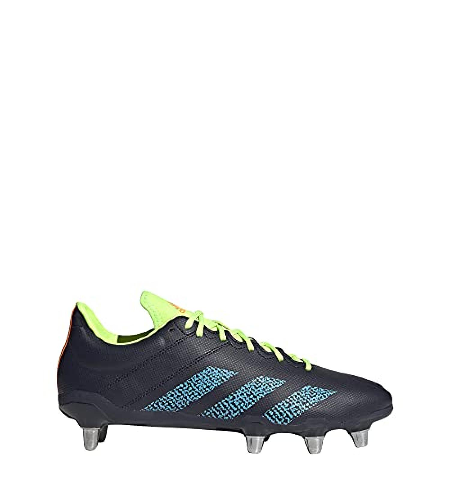 adidas Men's Kakari Rugby Shoe 14.5 - Ink/Signal Cyan/Signal Orange - Buy Online on GoSupps.com