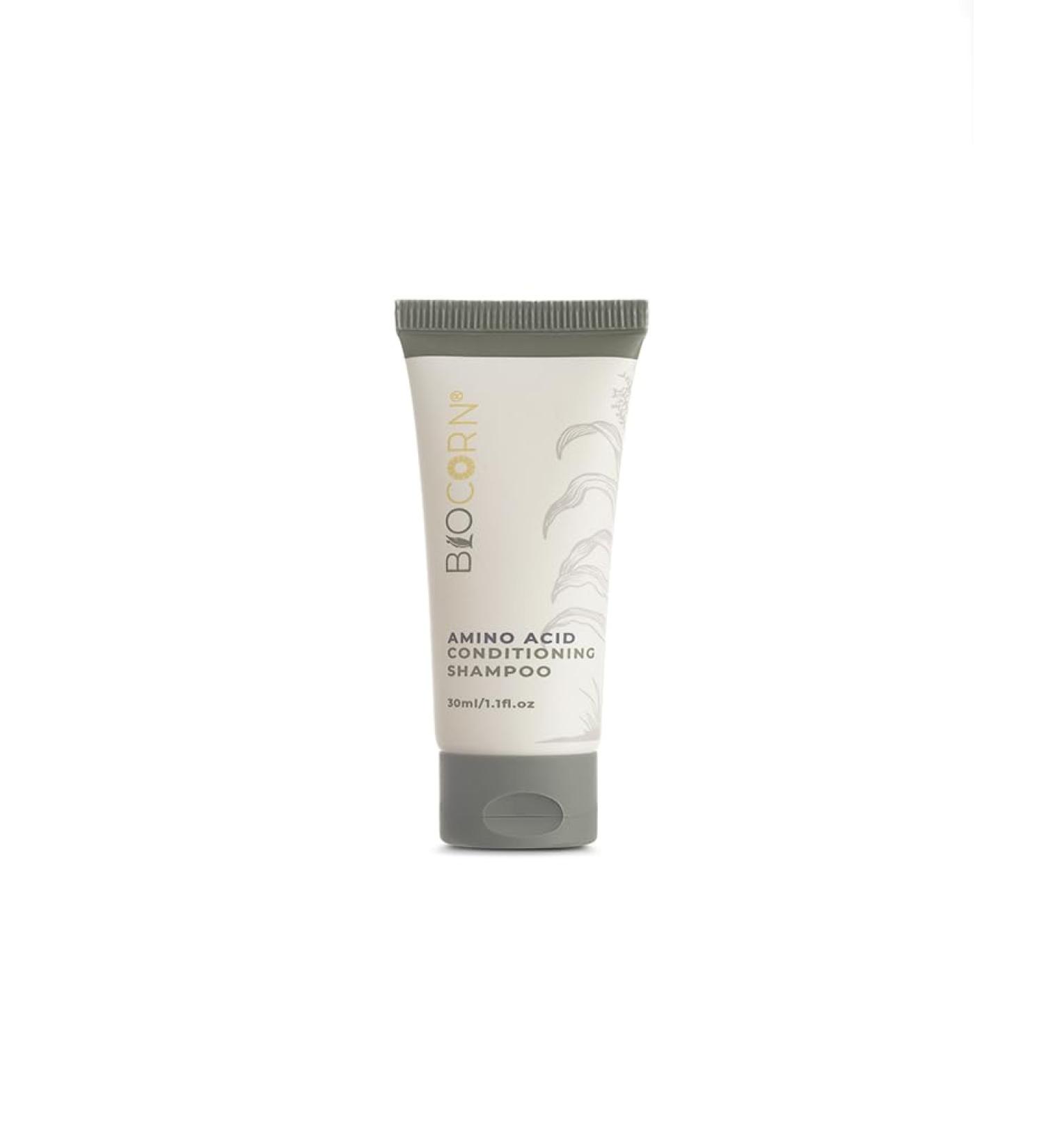 Travel Size Shampoo and Conditioner 2 in 1 Hotel Toiletries Bulk (200 Pack 1.1oz/30ml) Degradable Tube -Cornstarch Material