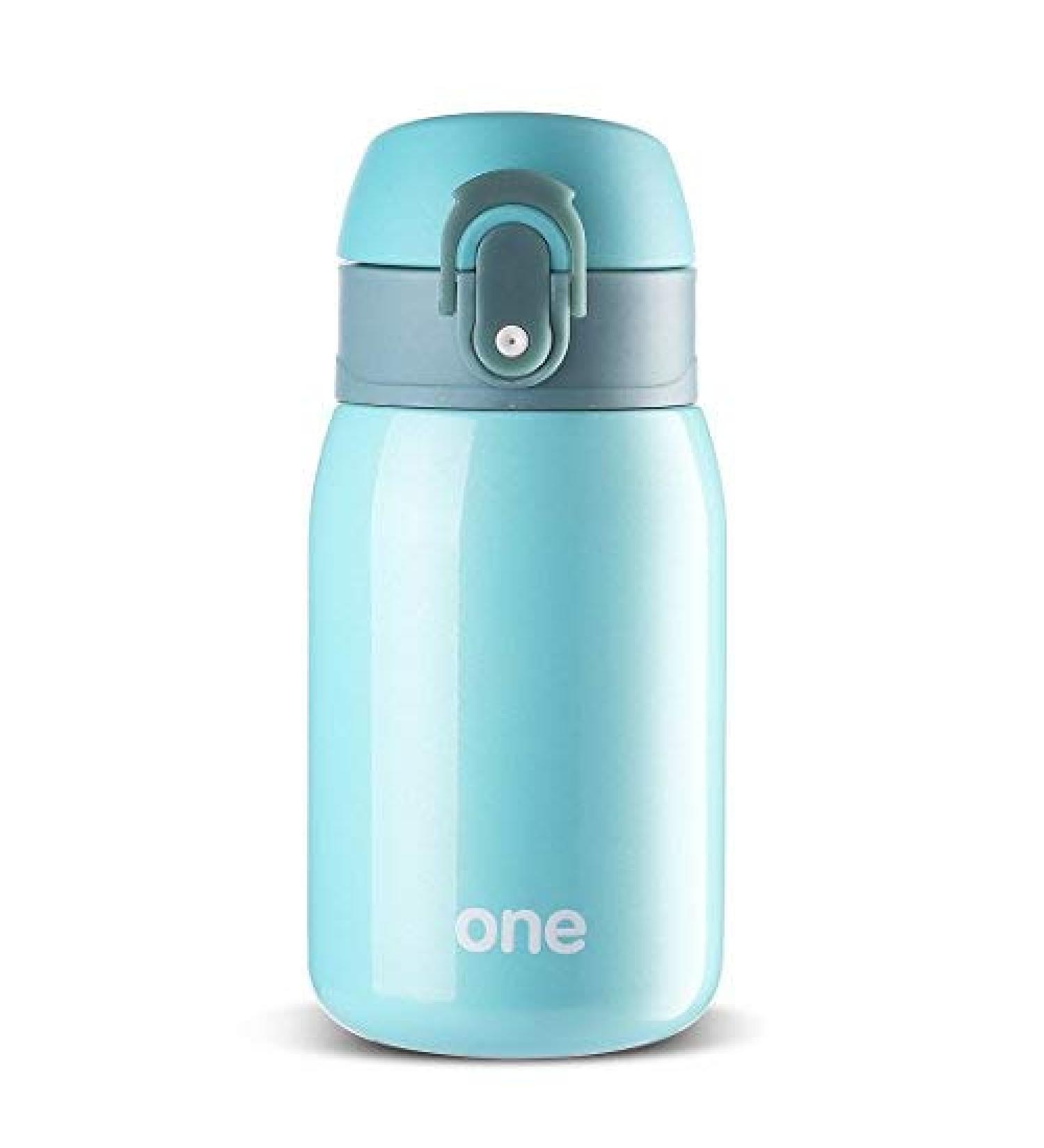 Sprouts Kids Insulated Water Bottle | 24 Hours Cold, 12 Hours Hot | Reusable Metal Water Bottle | Leak-Proof Sports Flask | 9 oz Green