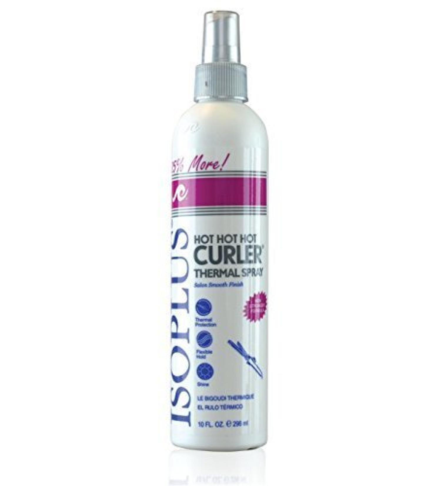 ISOPLUS Hot Hot Curler Thermal Styler Spray 10 oz