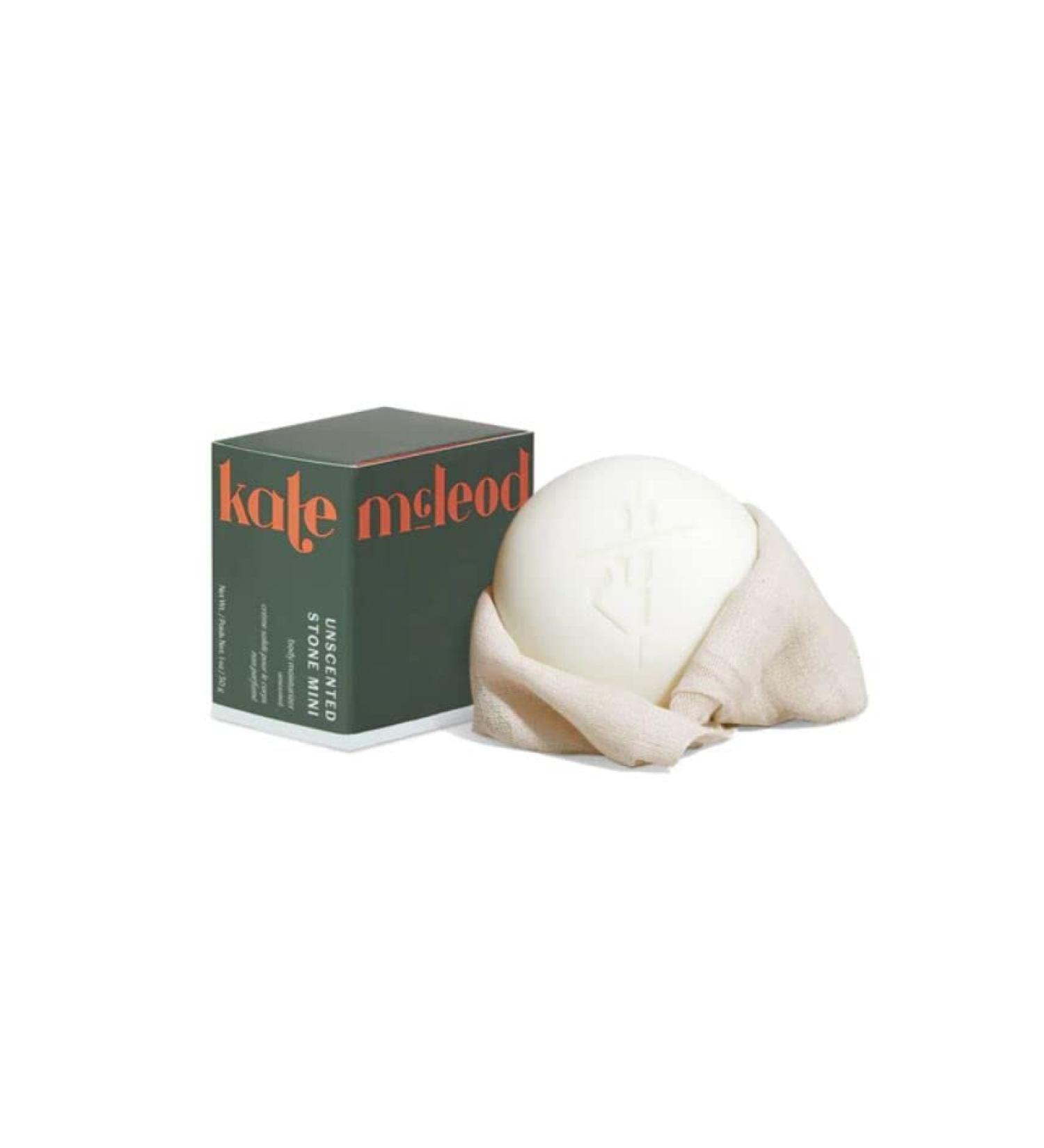 Kate McLeod Unscented Stone Solid Body Moisturizer - MINI