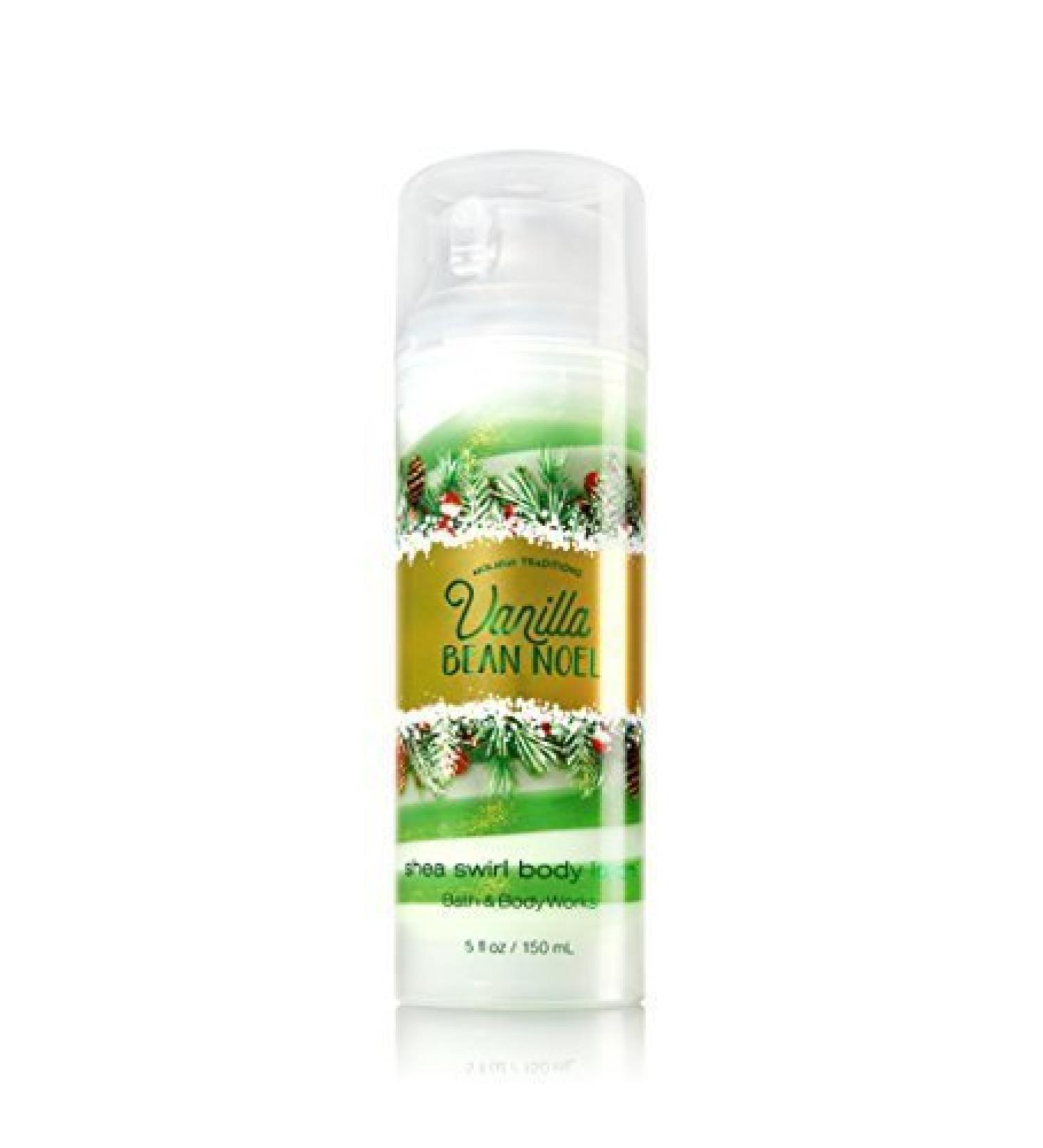 Bath & Body Works Shea Swirl Lotion Vanilla Bean Noel