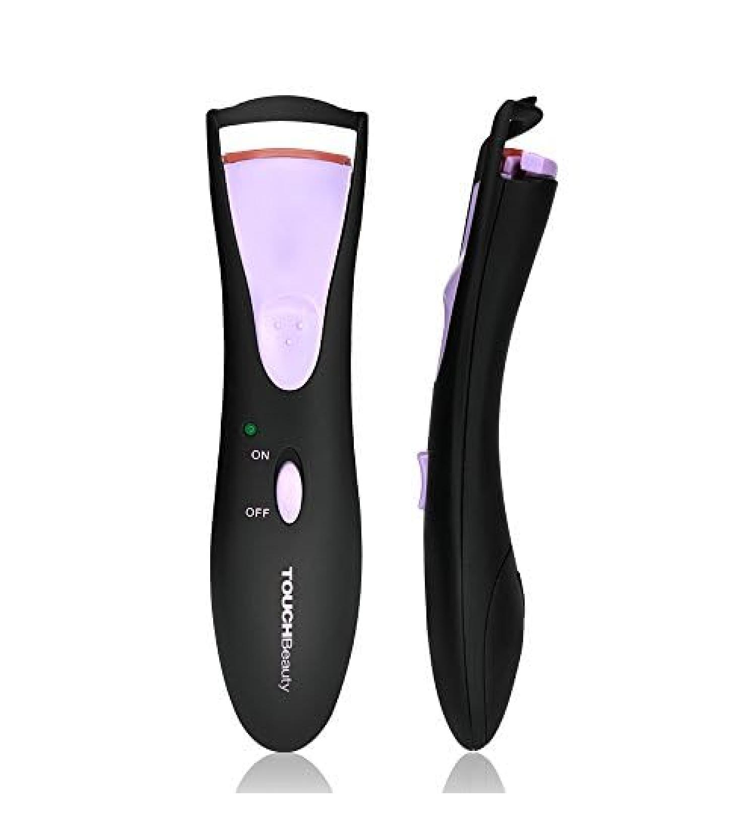 TOUCHBeauty Professional Heated Eyelash Curler Silicone Pad Black Purple - Buy Online on GoSupps.com