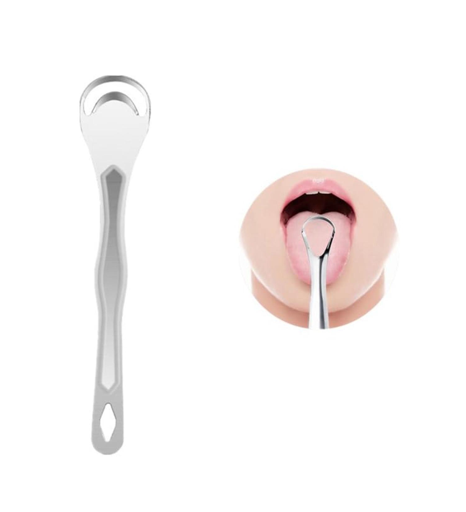 AOYEAH Tongue Scraper with Travel Case | Healthy Oral Care for Adults & Kids | Eliminate Bad Breath - Buy Online on GoSupps.com