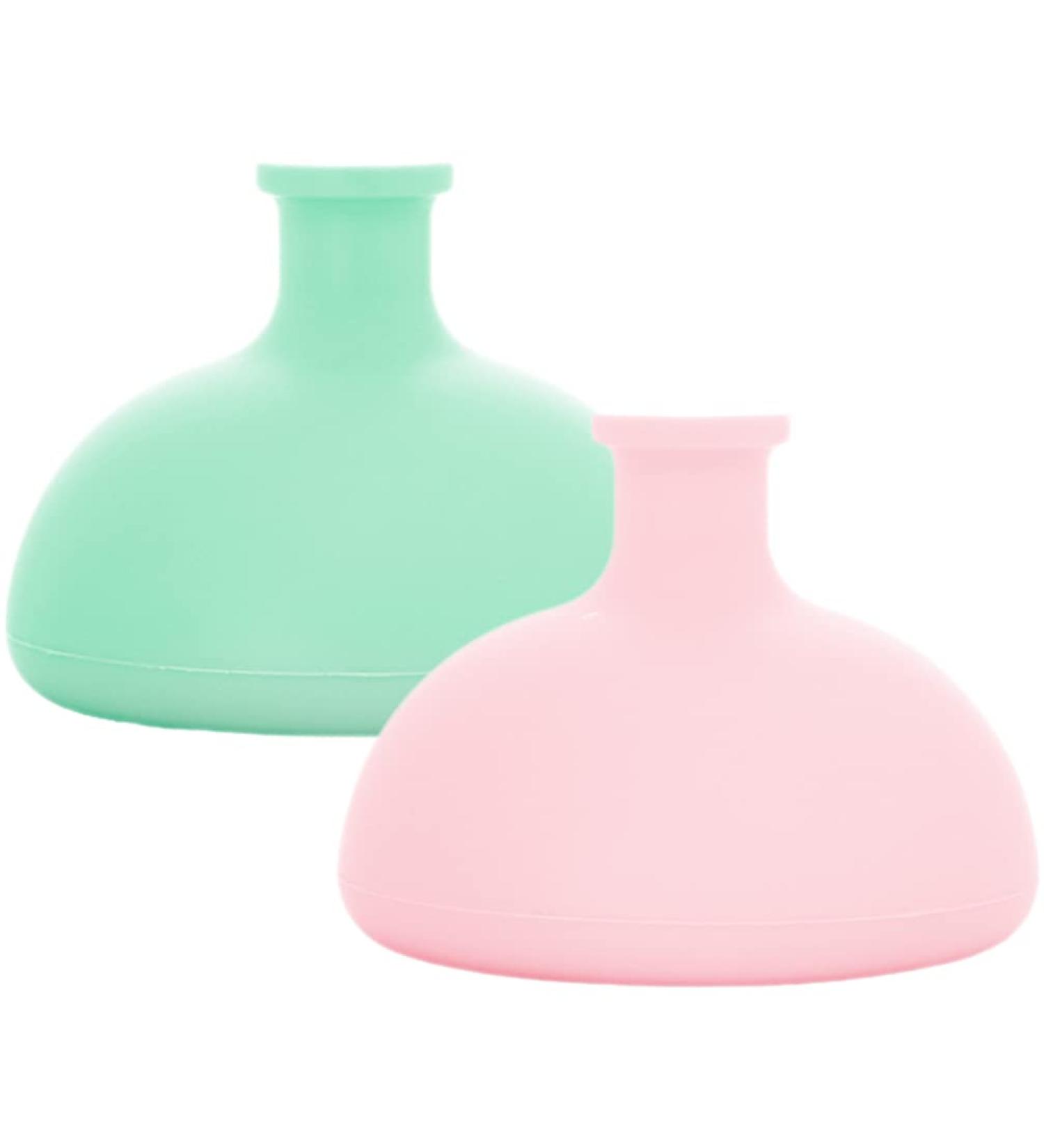 Bobby Remover Soft Palm Cup Set | Silicone Toddler & Infant Sputum Remover | Pressure Drum Massage Tool for Digestion | 2Pcs Burping & Phlegm Remover - Buy Online on GoSupps.com