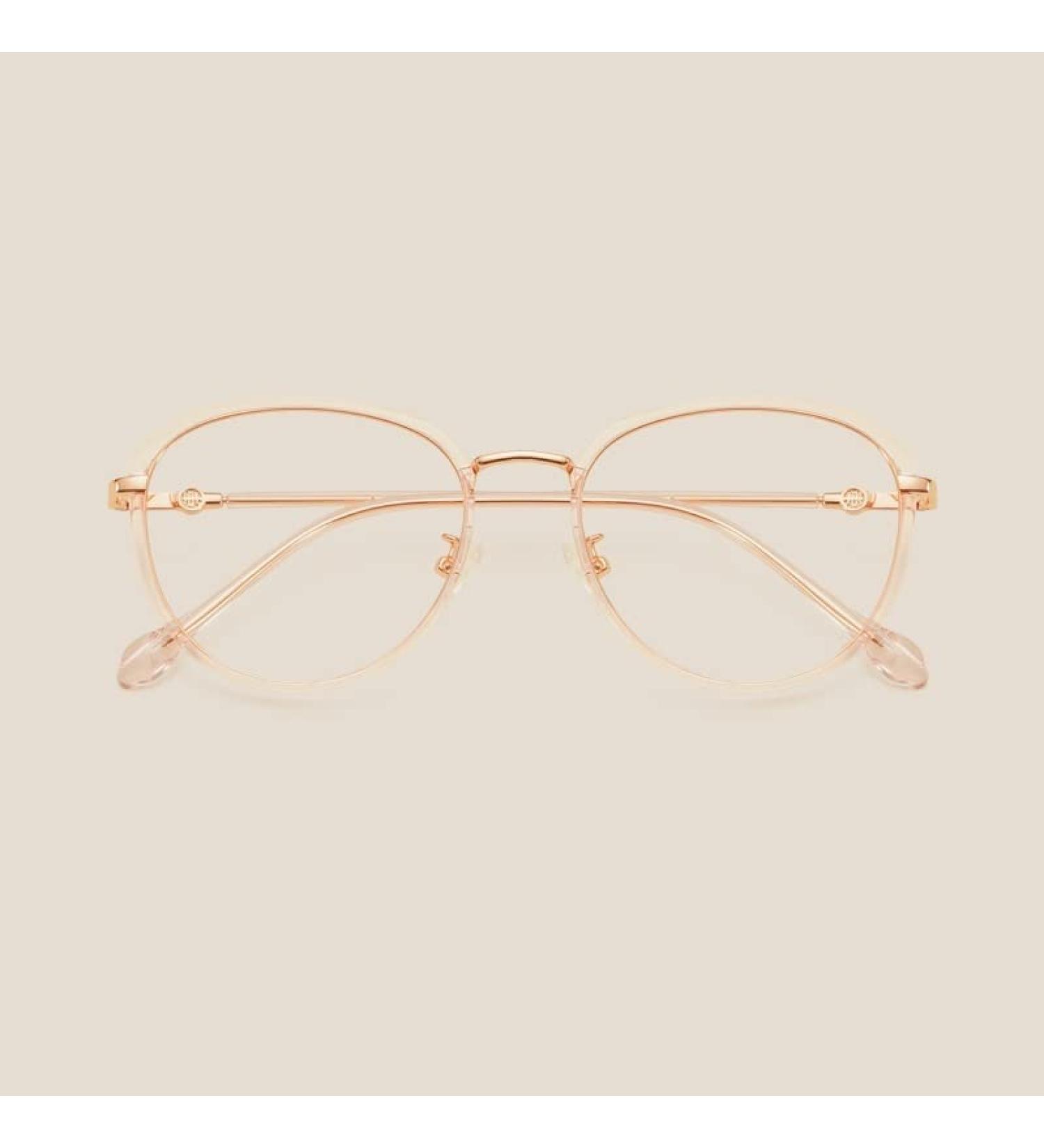 Shop Newada Round Retro Reading Glasses for Women - Pink +2.00 Blue Light Blocking Comfortable Metal Design - Buy Online on GoSupps.com