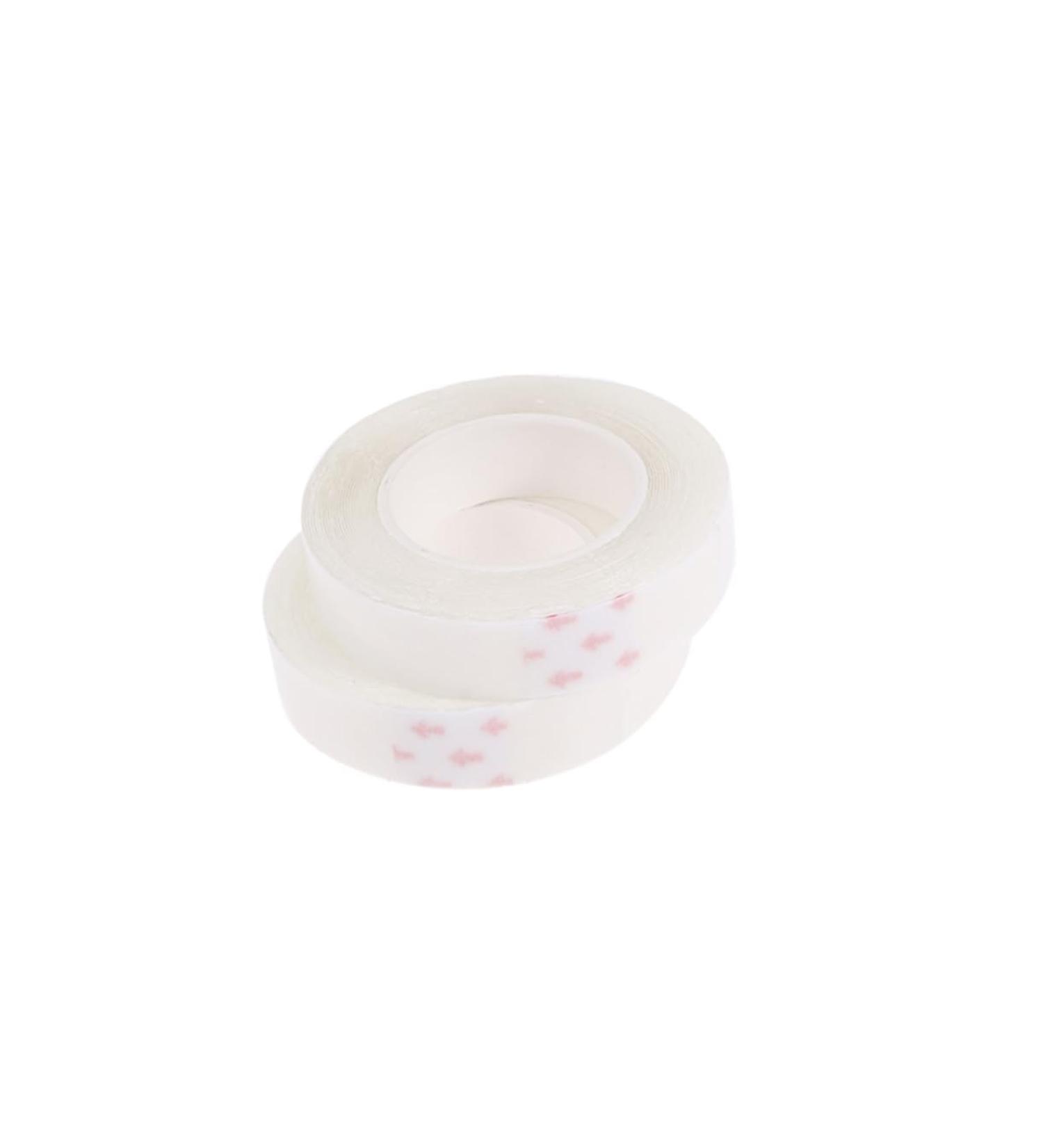 Housoutil 2 Rolls Adhesive Hair Extensions Tape in Human Hair Extensions Front Lace Toupee Tape Extention Tape for Wig Tape on Extensions Wig Tape White Extension Belt Double Sided Size 1 White - Buy Online on GoSupps.com