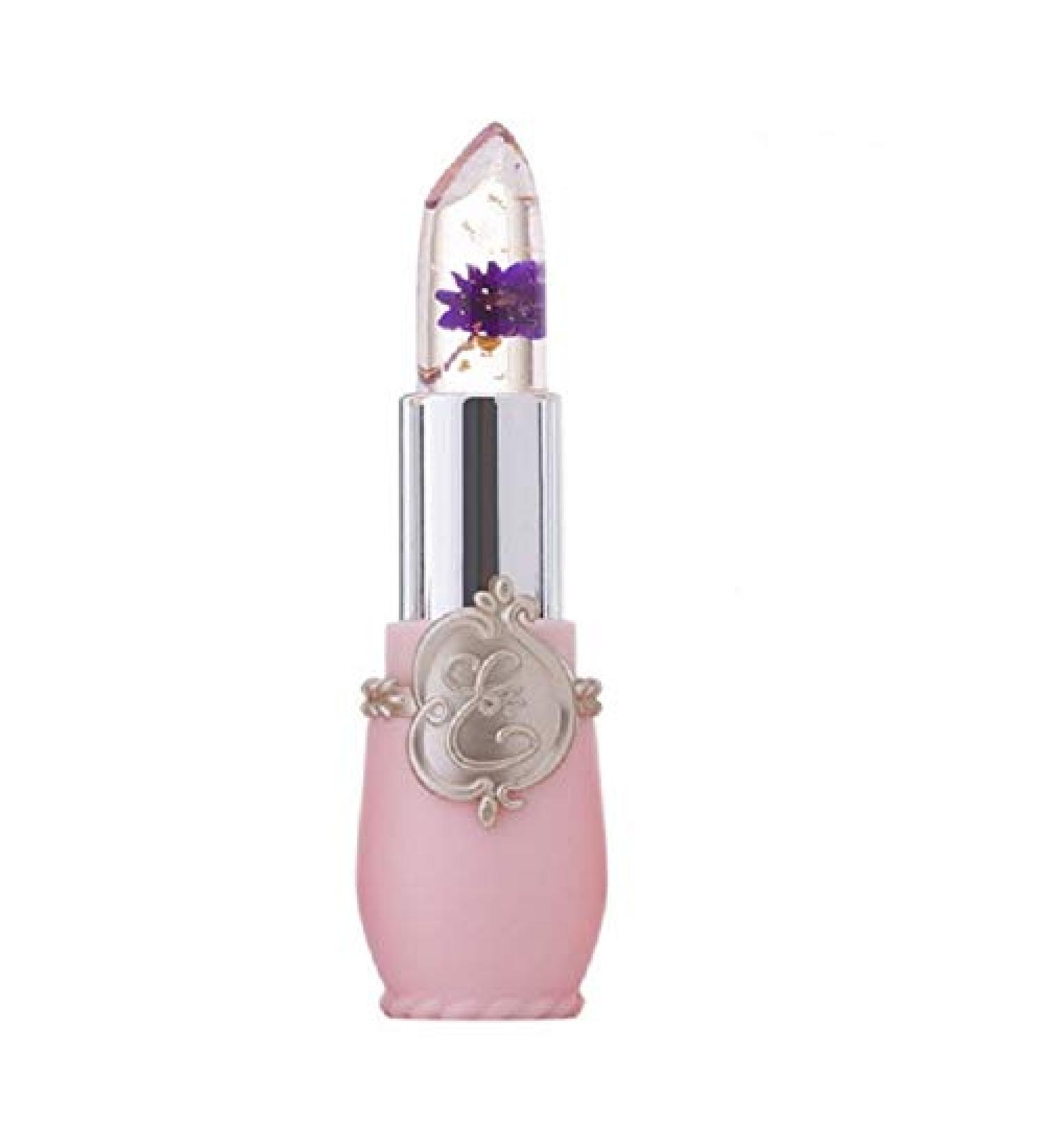 Seazoon Moisturizer Long-lasting Jelly Flower Lipstick | Magic Color Changing Lazy Lipstick Waterproof Crystal Gloss - Clear Lipstick #6 - Buy Online on GoSupps.com