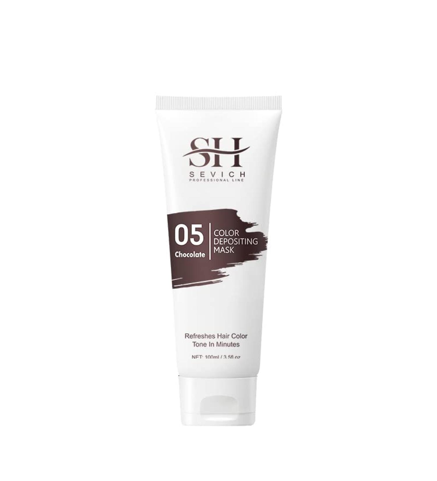 SEVICH Hair Color Depositing Mask - 3.5fl Oz - Semi Permanent Dye - Chocolate Shade 05 - Buy Online on GoSupps.com