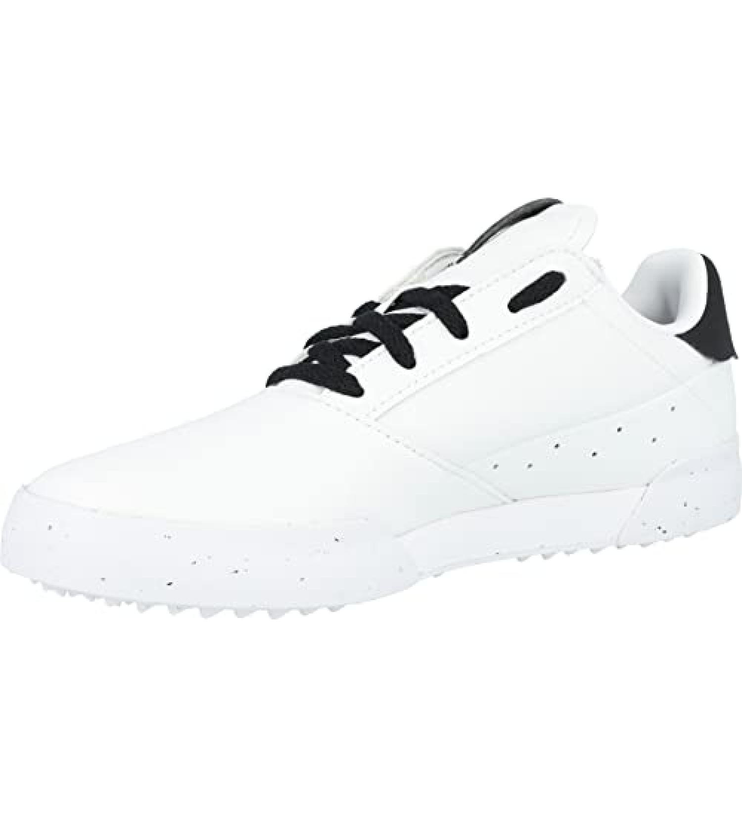 adidas Women's Adicross Retro Spikeless Golf Shoes 8 - Footwear White/Core Black - Buy Online on GoSupps.com