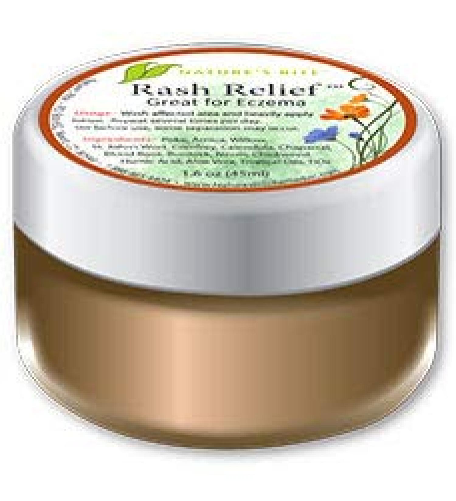 Nature's Rite Herbal Rash Cream - Calming and Nourishing with All-Natural Ingredients - Ideal for All Skin Types - Non-Greasy and Fast Absorbing