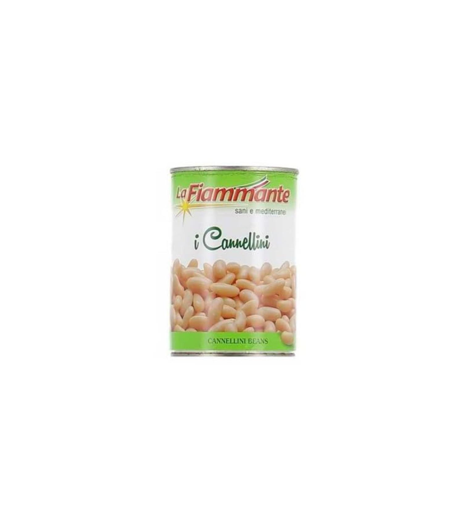 La Fiammante Cooked Italian Cannellini Beans 400g - Buy Online on GoSupps.com
