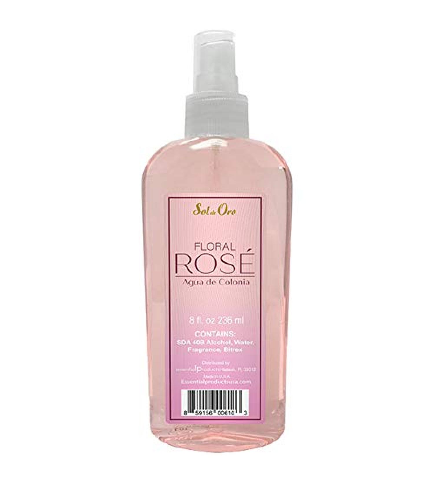 Sol de Oro Splash Cologne Floral Rose 8 oz