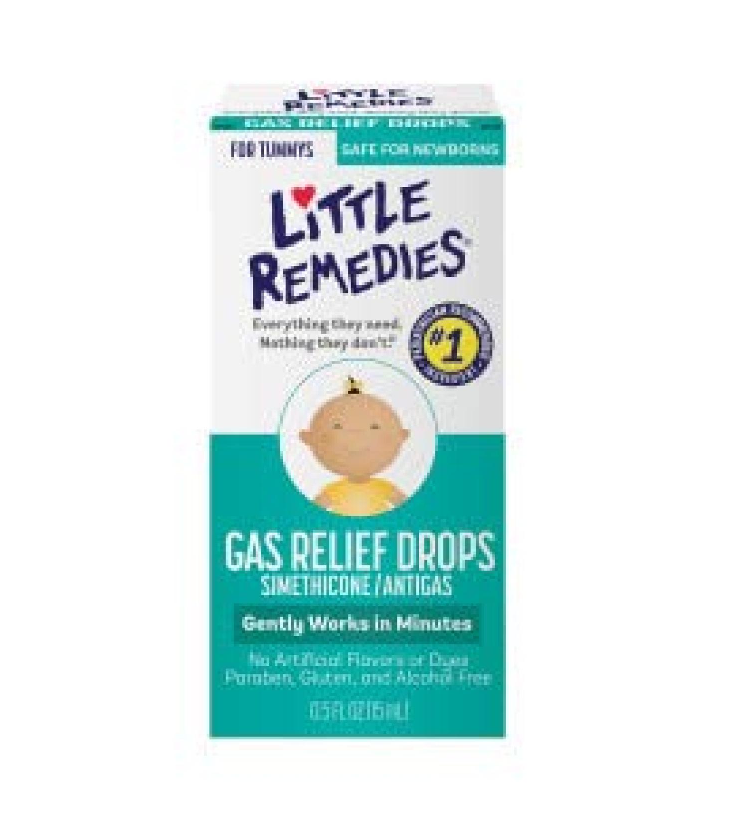 Little Remedies Gas Relief Drops - 0.5 Fl Oz (Pack of 2) | Fast-Acting Relief for Baby Gas - Buy Online on GoSupps.com