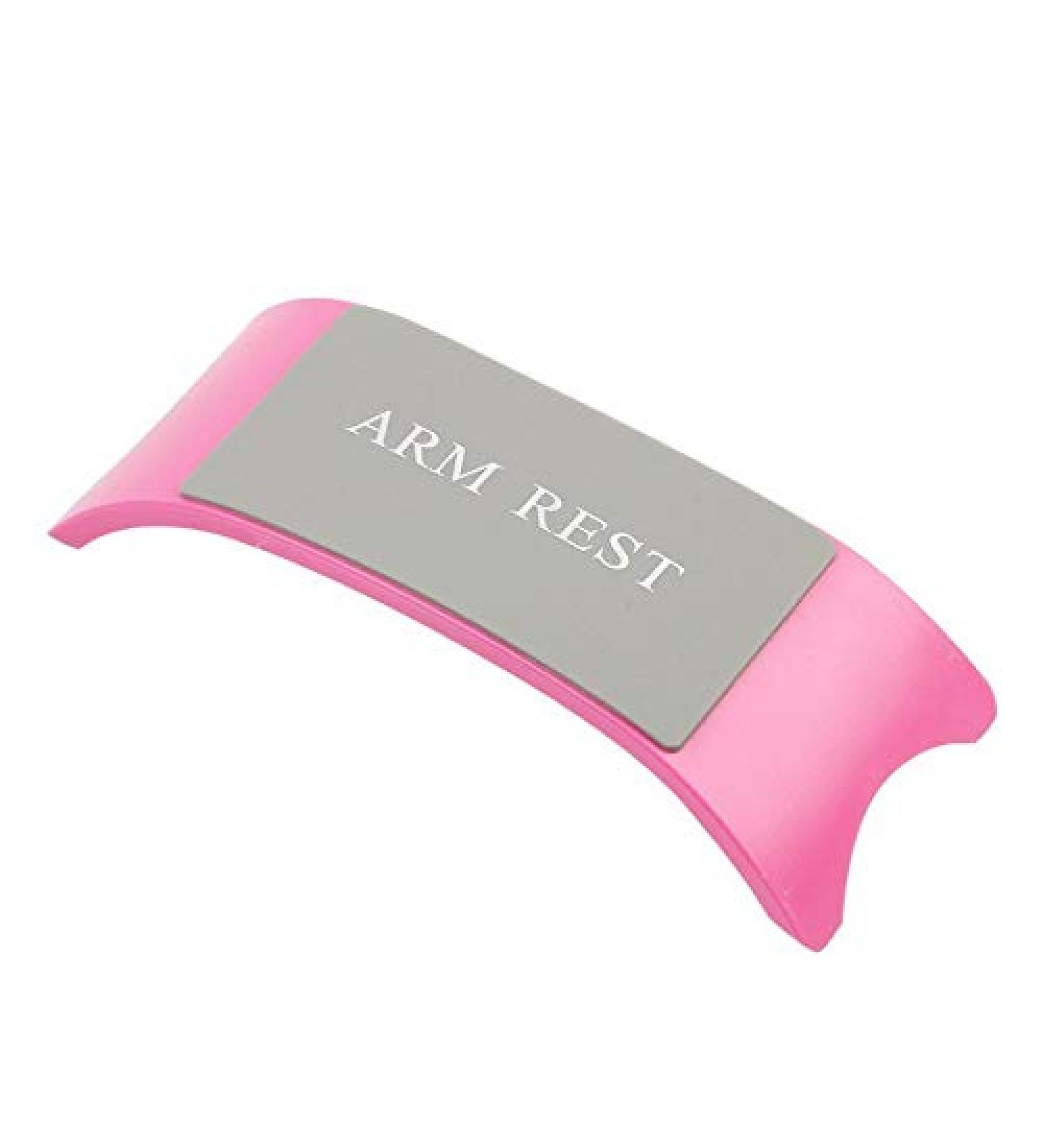 New Plastic Silicone Pad Mat Nail Art Cushion Pillow Hand Holder Nail Arm Rest Easy Clean Wrist Support Beauty Manicure Tools - (Color: Pink) - Buy Online on GoSupps.com