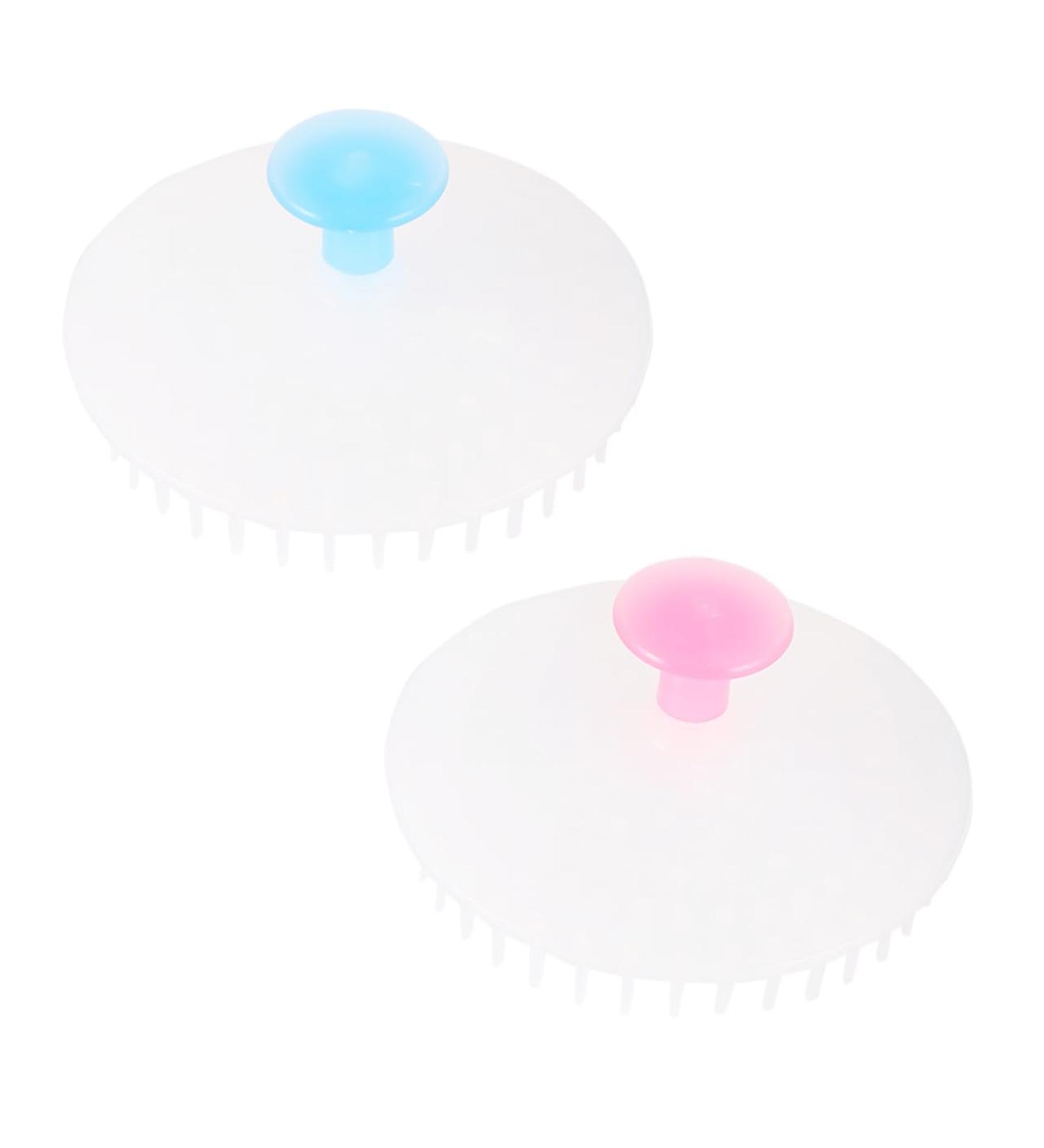 Healvian 6 Pcs Shampoo Brush Set - Portable Cleaning & Scalp Stimulation Brushes | Ideal for All Hair Types - International Shipping - Buy Online on GoSupps.com