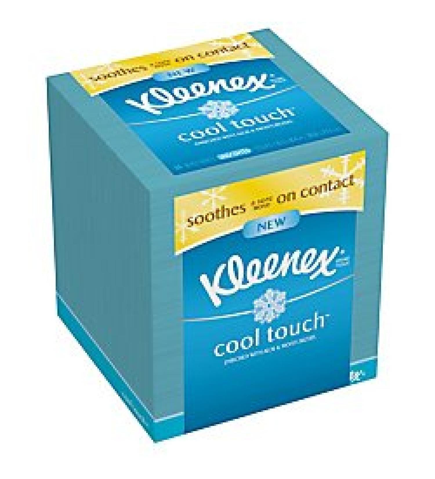 Kleenex Cool Touch Facial Tissue, 50 Count (Pack of 1)