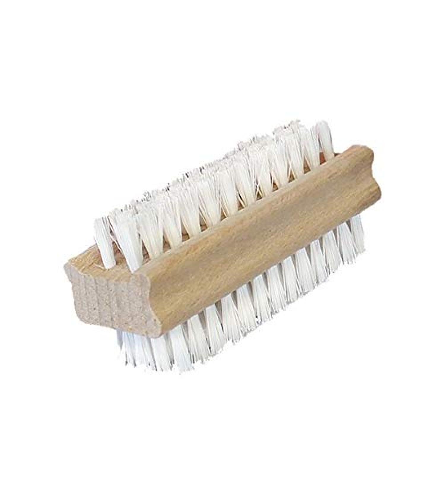 Peggy Perfect 17009 wooden nail brush synthetic fibre bristles
