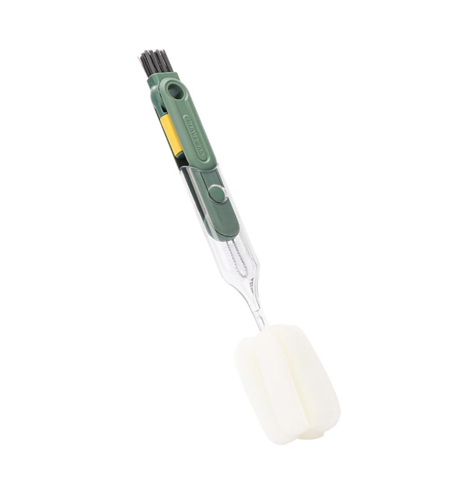 Tovmekdjn 5-in-1 Bottle Cleaning Brush Multifunctional Cleaning Brush for Lid Crevice & Bottle for Cleaning Bottle Water Bottles Easy Install - Buy Online on GoSupps.com