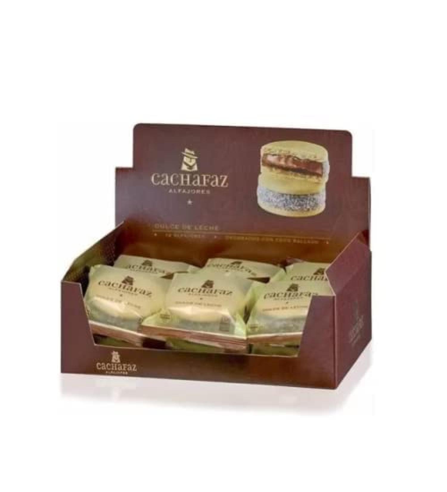 Cachafaz Alfajor Maizena x 12 Dulce De Leche 12 Count - Authentic Argentine Confection (Pack of 1) - Buy Online on GoSupps.com