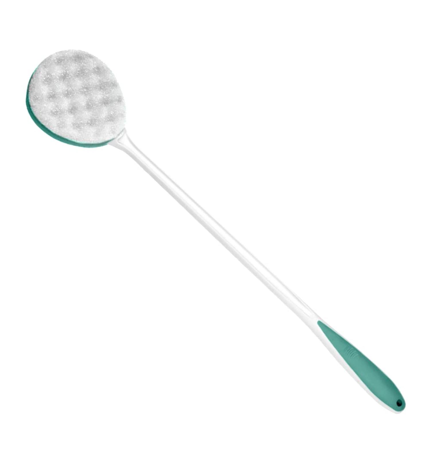 Long Handled Exfoliating Bath Sponge for Adults - Shower & Back Scrubber Brush - 26/66cm Long - Ideal for Elderly & Disabled - Buy Online on GoSupps.com