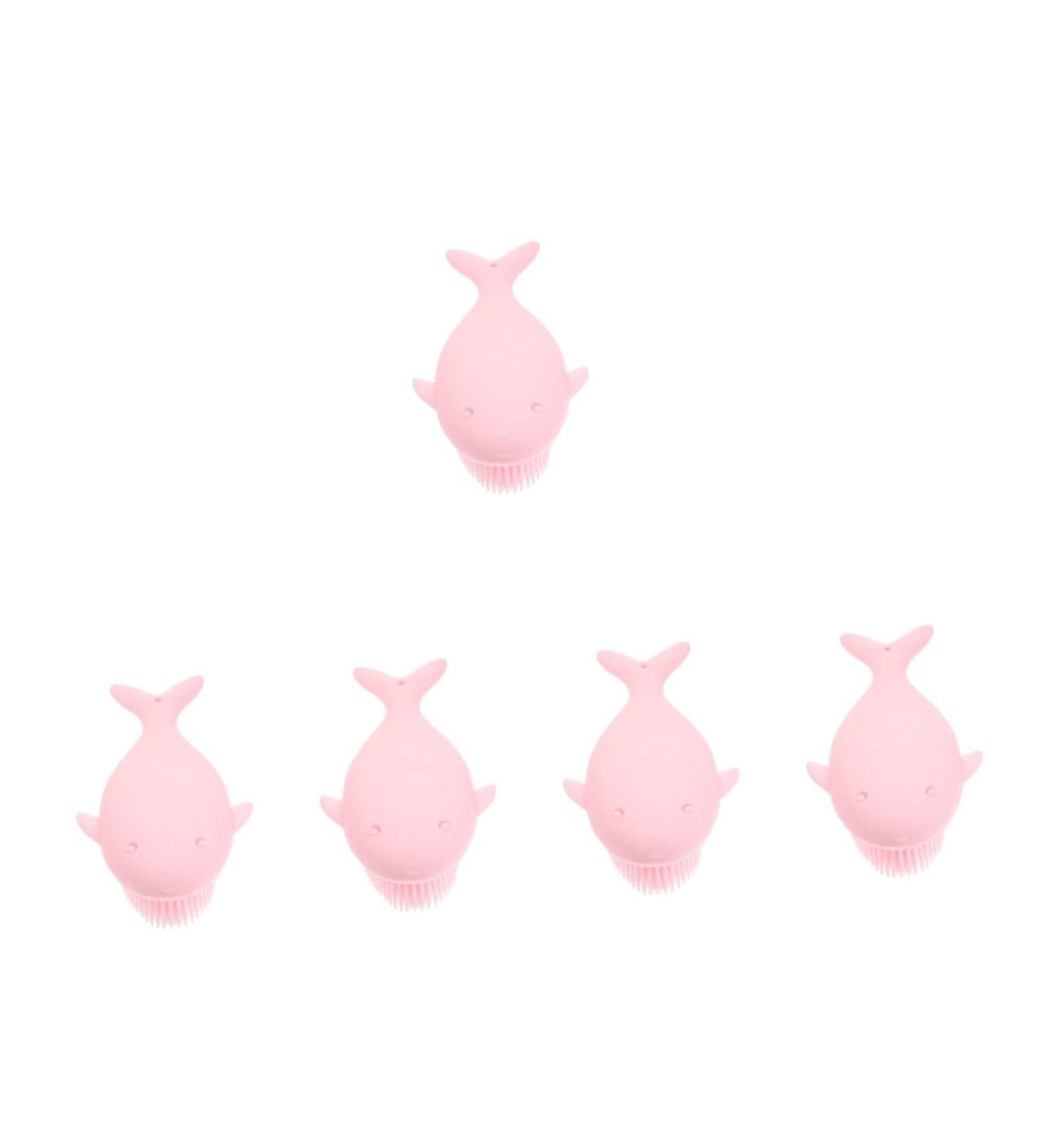 FOMIYES 5pcs Silicone Body Exfoliator Brush Set - Baby Bath Accessories & Hair Washing Scrubber - Shower Grooming Tools - Buy Online on GoSupps.com